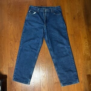 Flannel-Lined Carhartt Jeans